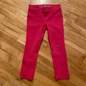Gymboree Super Skinny Hot Pink Kids Pants Size 5